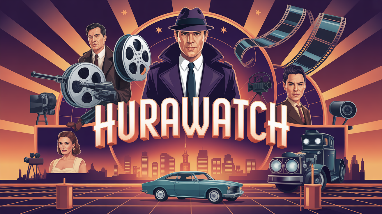 Hurawatch streaming interface with movie posters
